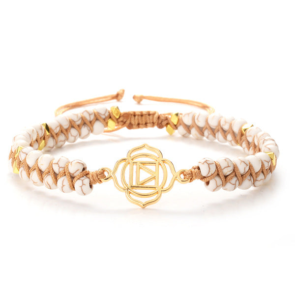 Pulsera de meditación espiritual de siete chakras