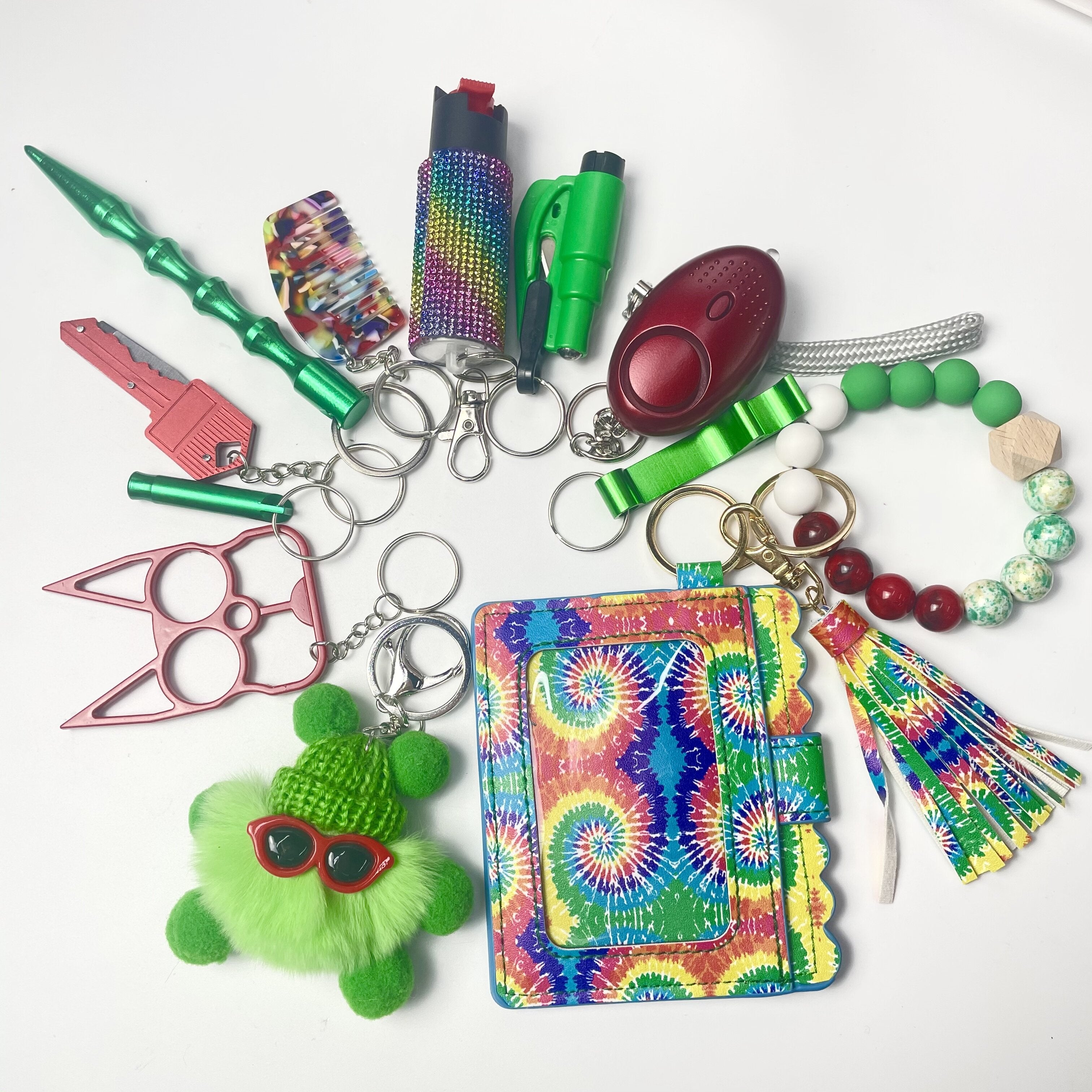Bolsa de lápiz labial para moños de pelo, pulsera, hebilla de pulsera, traje
