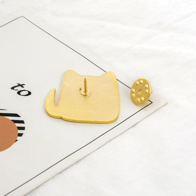 Broche de perro y gato de dibujos animados