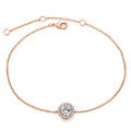 Round crystal anklets