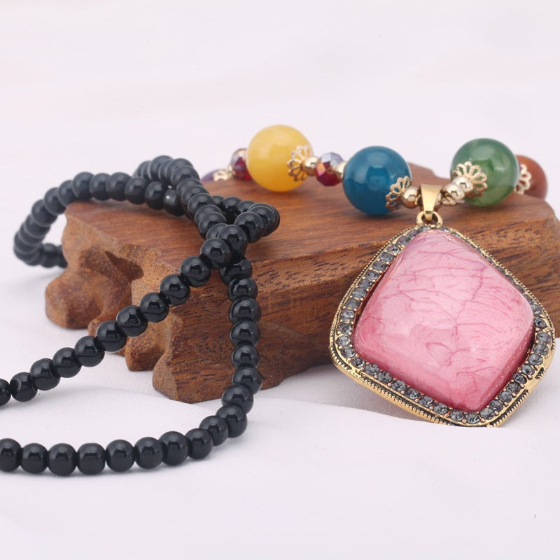 Collar estilo étnico bohemio