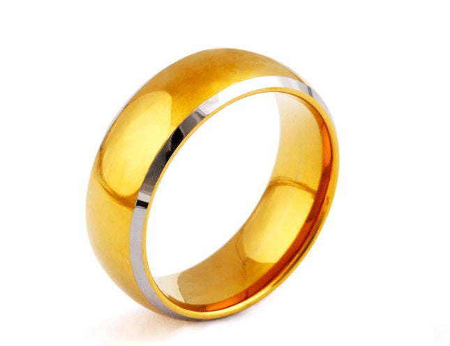 Herrenring aus Gold-Wolframstahl