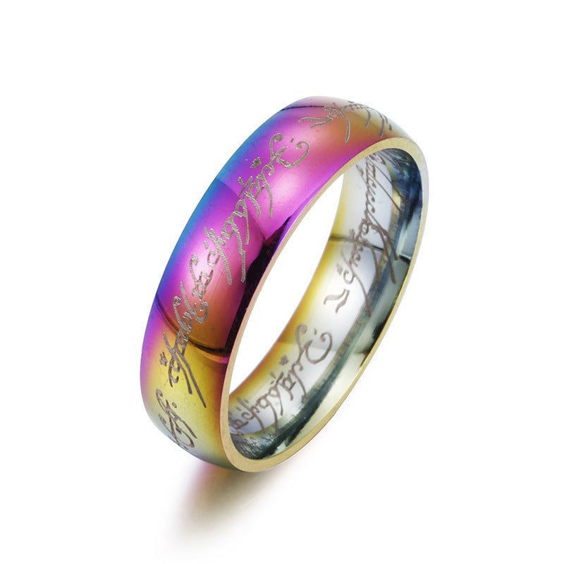 Titanstahlring Herrenring Ring