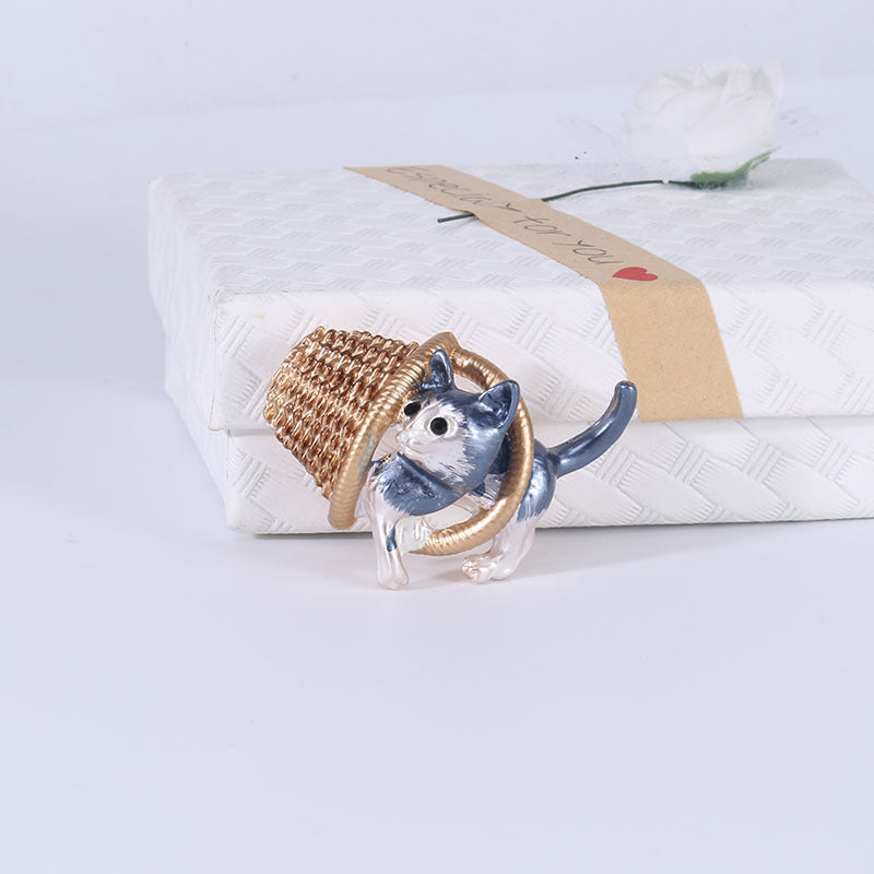 Ropa y accesorios de suéter con gato goteando
