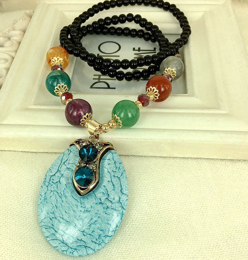 Collar estilo étnico bohemio