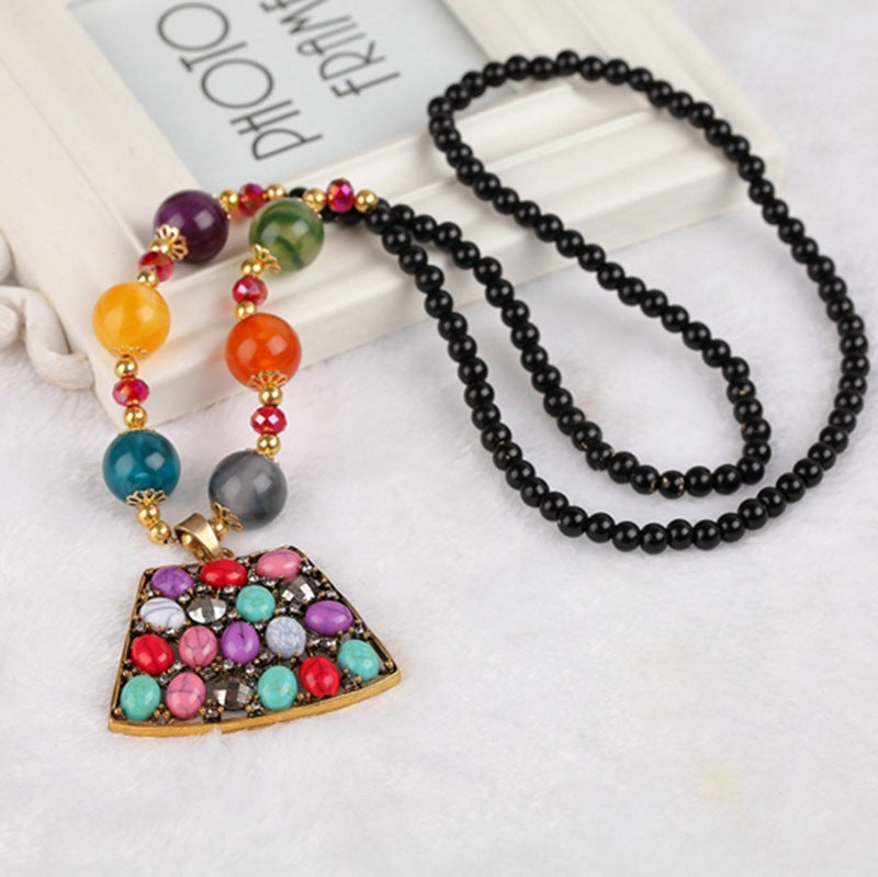 Collar estilo étnico bohemio