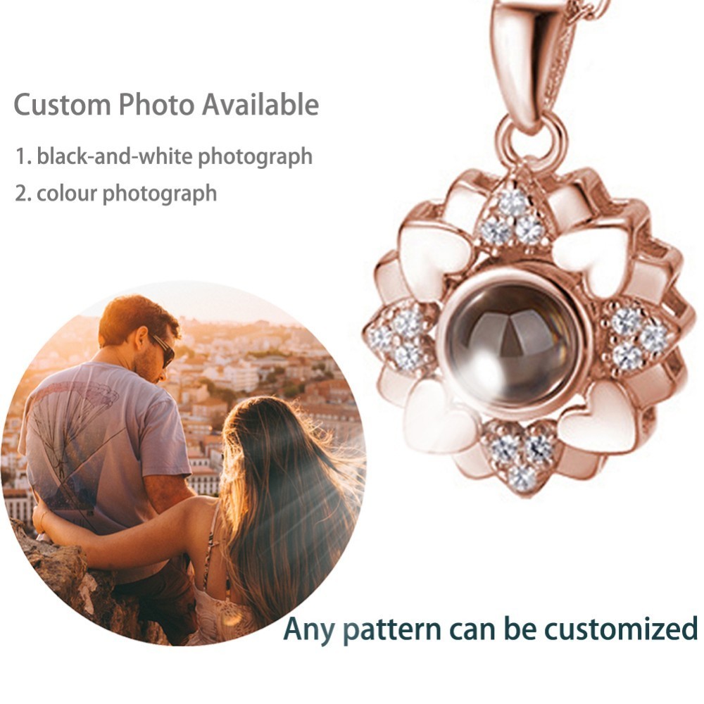 100 languages I love you necklace custom