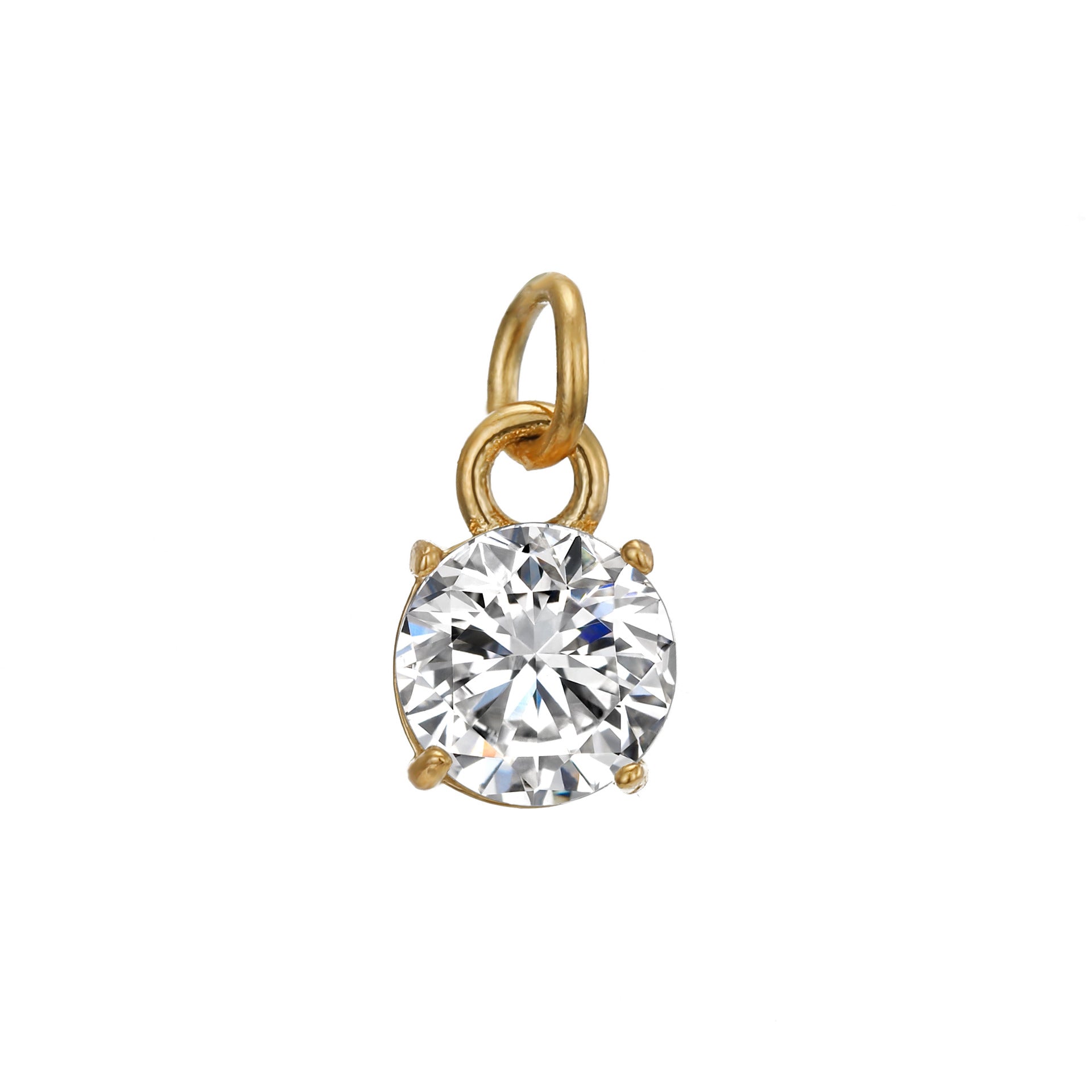 Ornament All-match Neue Edelstahl Runde Accessoires Diamant Damenanhänger