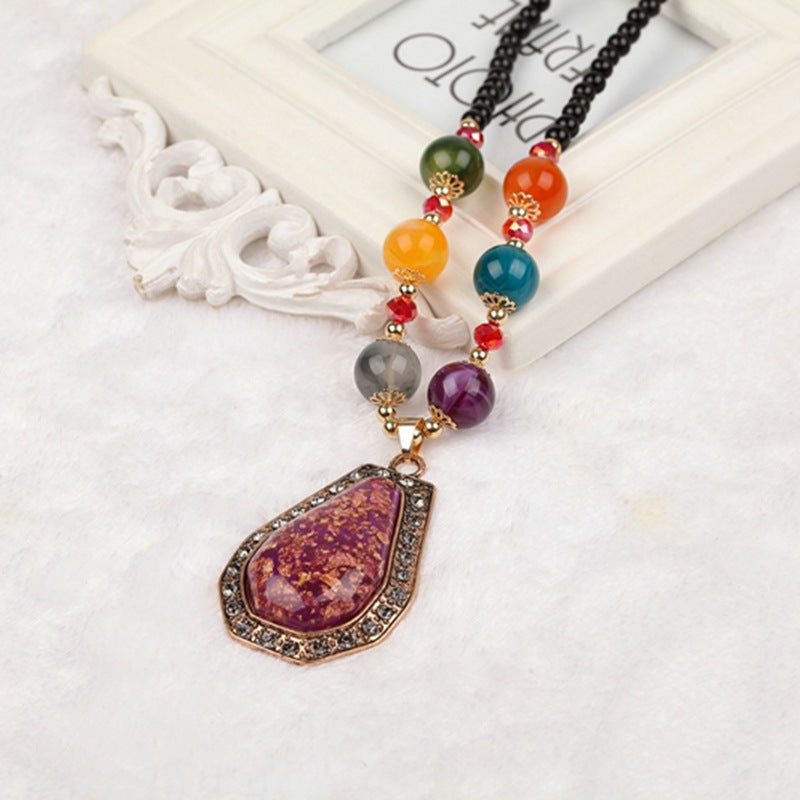 Collar estilo étnico bohemio