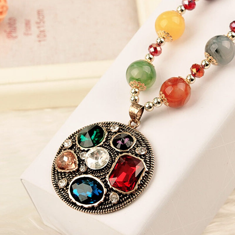 Collar estilo étnico bohemio