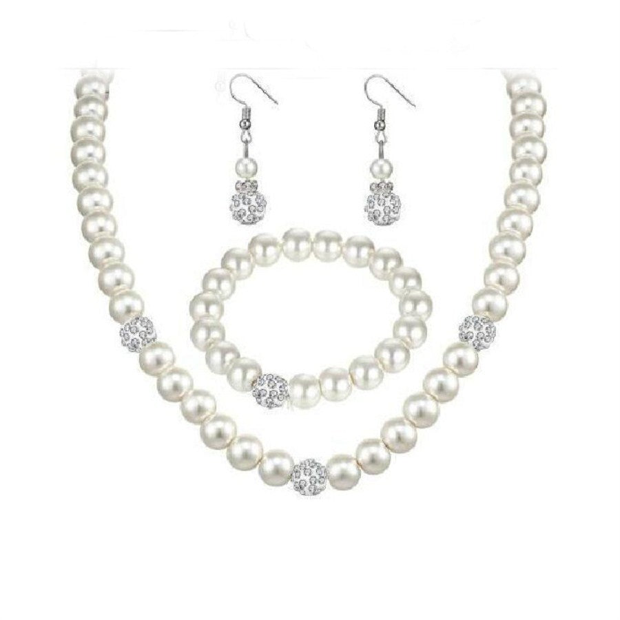 Halskette, Armband, Ohrring-Set