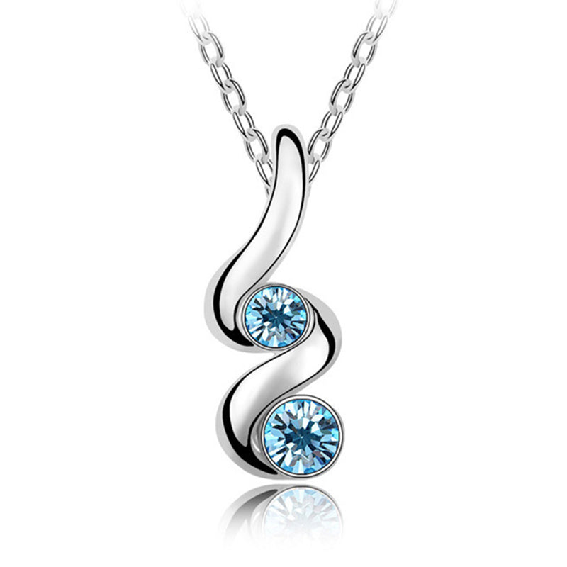 Schmuckset Halskette und Ohrringe "Serpentinen-Oval"