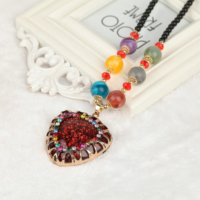 Collar estilo étnico bohemio
