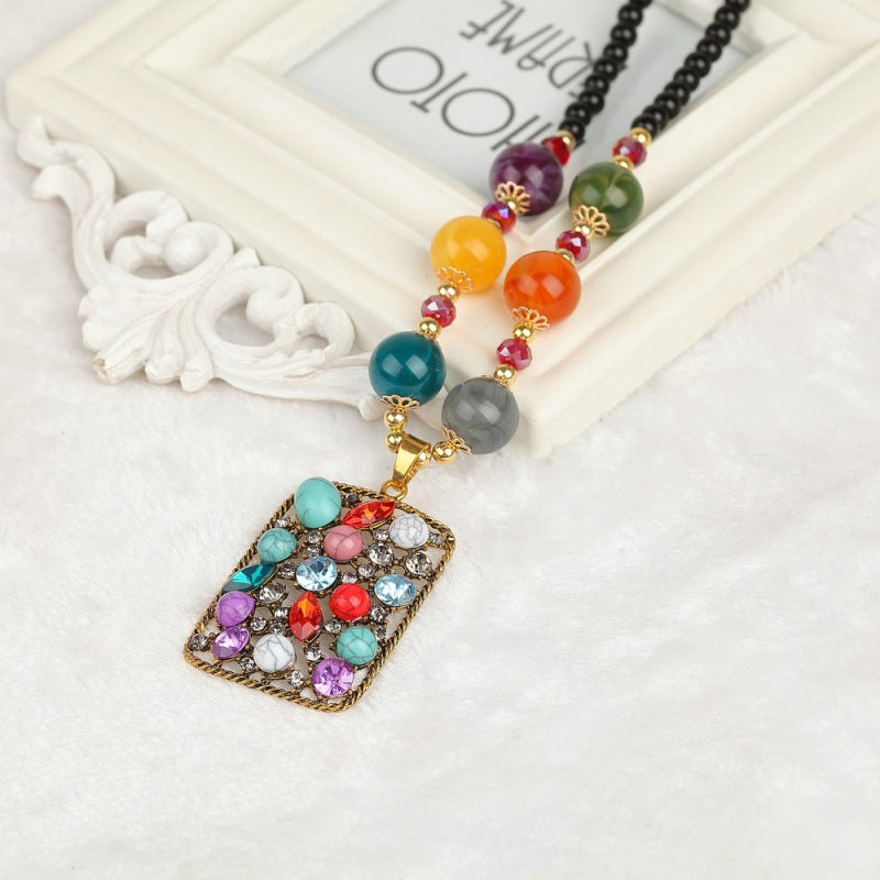 Collar estilo étnico bohemio