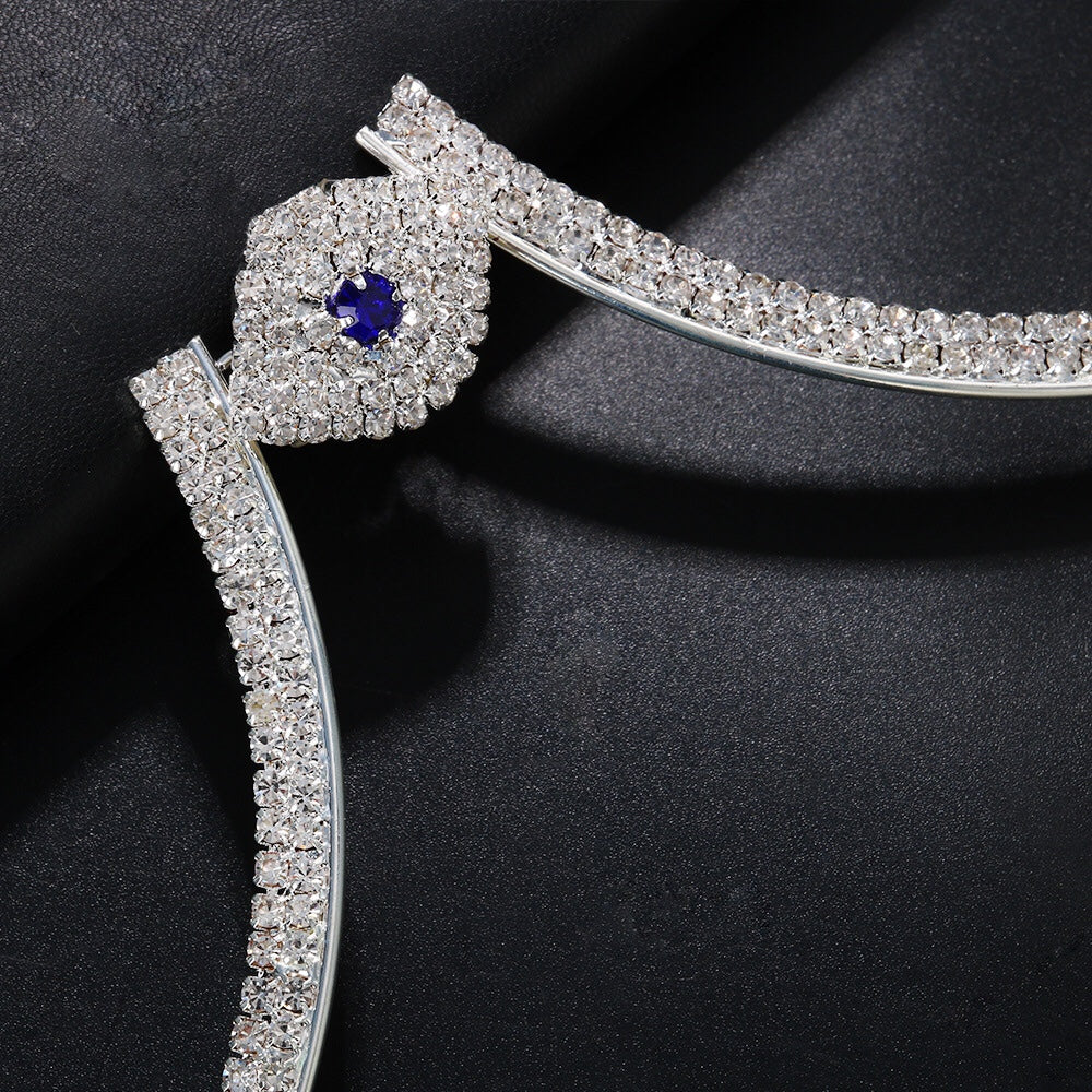 Cadena corporal de diamantes de imitación para mujer de verano