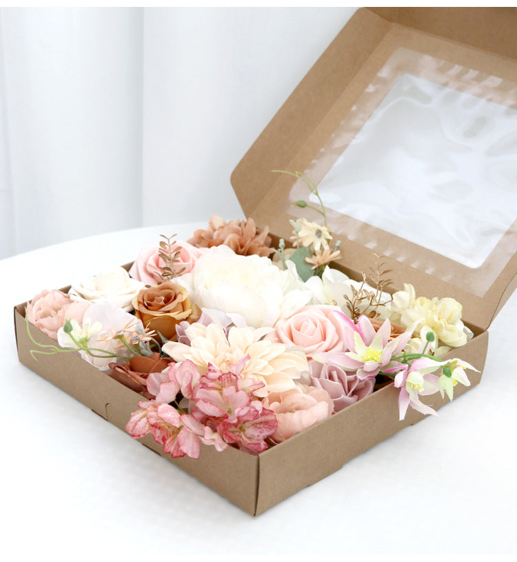 Blumenbox Hochzeit Geburtstag Party Geschenk Hochzeits Brautjungfern Brautstrauß