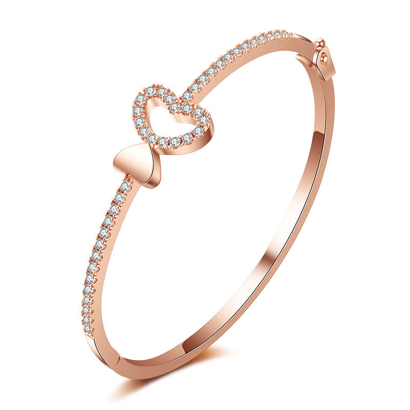 Pulseras de pareja con diseño de corazón para hombres y mujeres