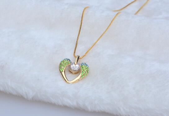 Kristallhalskette koreanischer kleiner Schmuck