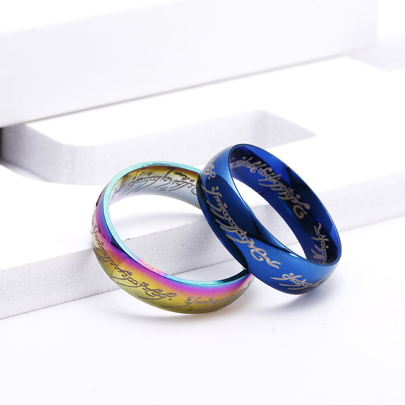 Titanstahlring Herrenring Ring