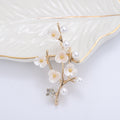 Mode Neues Retro Fritillaria Süßwasserperlen-Pflaumenbrosche Mode Elegante High-End-Accessoires