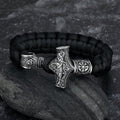 Pulsera Mjolnir de Paracord Artesanal Asgard