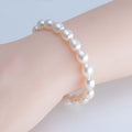 Pulsera de perlas en forma de arroz