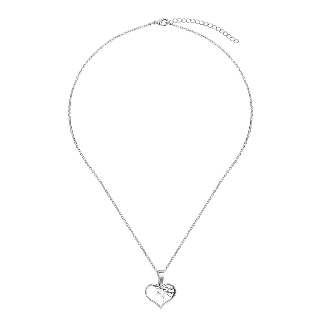 Tendencia de Personalidad Collar con Colgante de Amor Popular Europeo y Americano Joyería