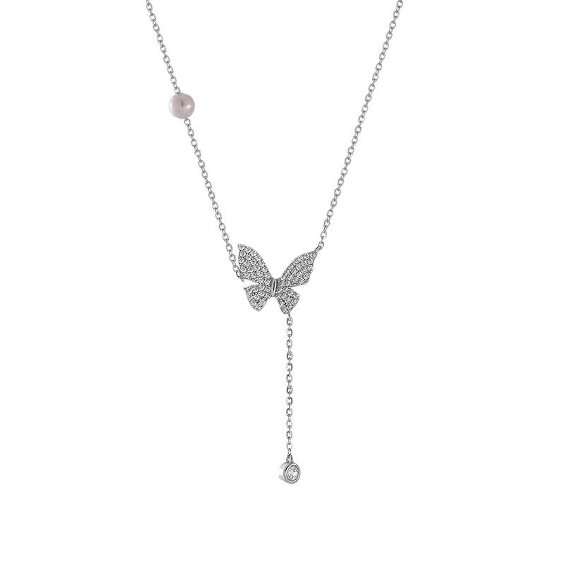 Schmetterling Schlüsselbeinkette für Damen, High-End