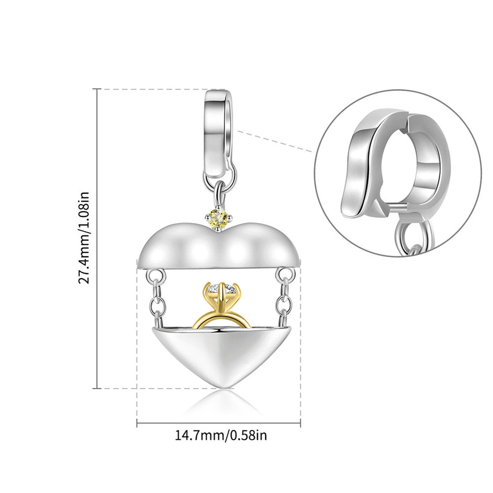 Armband aus Sterlingsilber mit Perlenanhänger