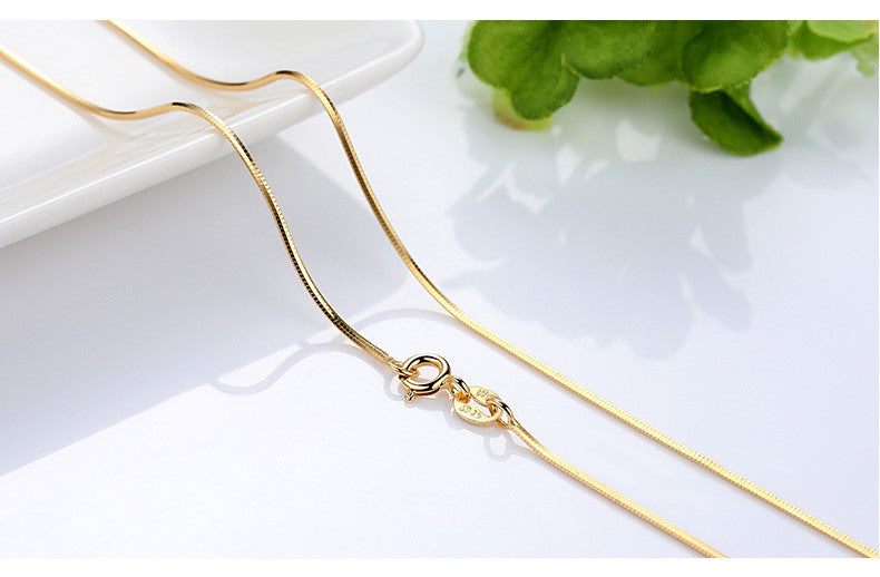 Collar bañado en oro de 18K para mujer
