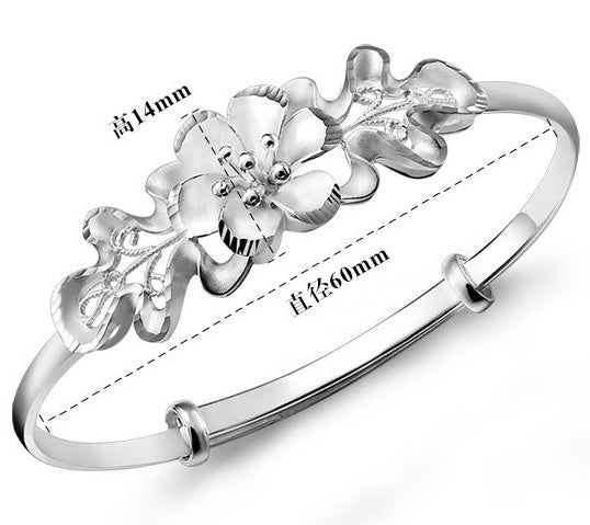 Pulsera Ajustable Dama Flor Bauhinia Dulce Pulsera Vera