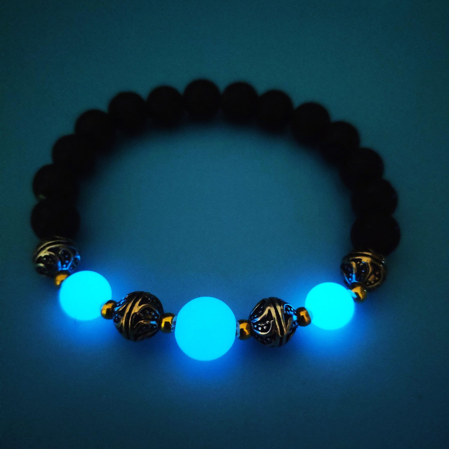 Pulsera Luminosa de Cuentas para Mujer
