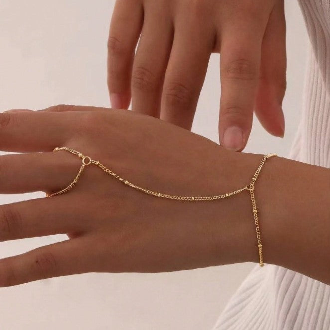 Nuevo y Elegante Anillo Pulsera con un Toque Lujoso y Exclusivo