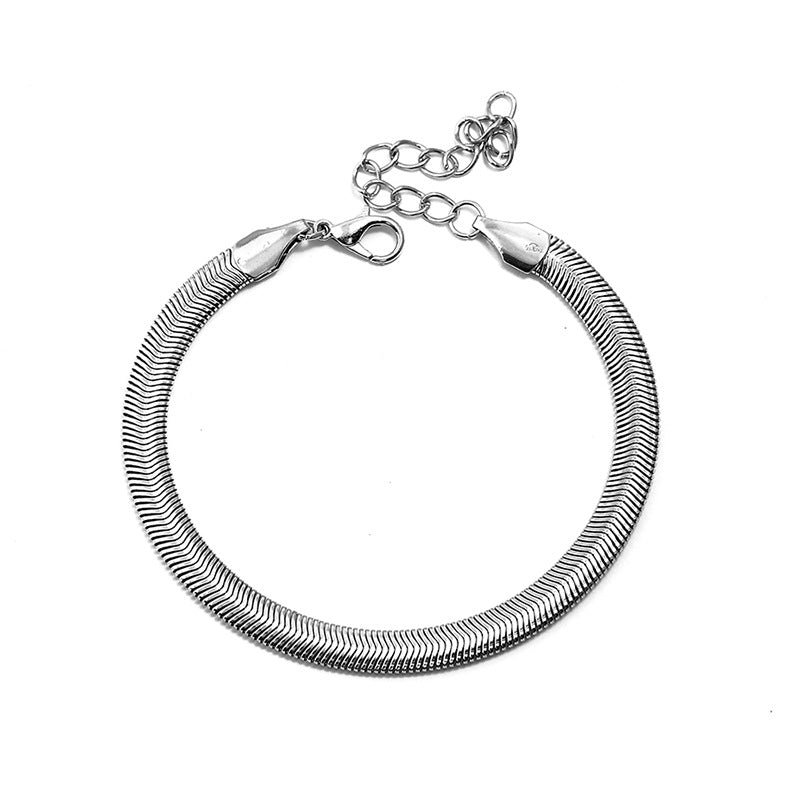 Calzado escamado de cadena de serpiente