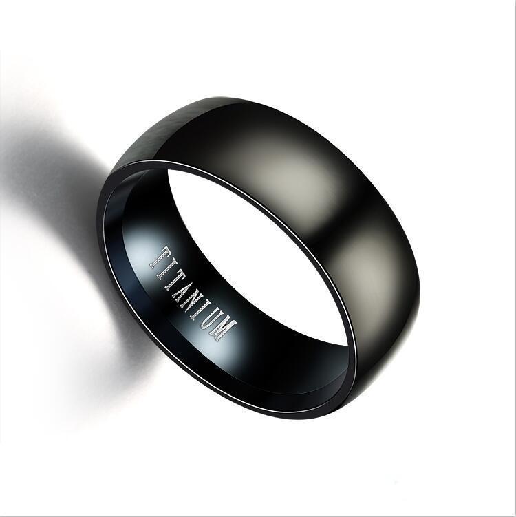 TITANIUM Titanstahlring Herren