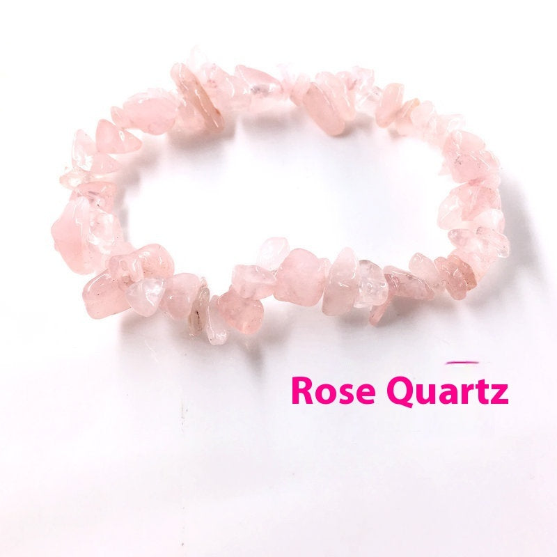 Pulsera de grava para mujer con personalidad y diseño irregular de moda