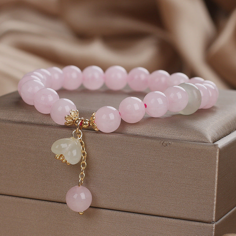 Pulsera de cristal natural súper dulce para niñas