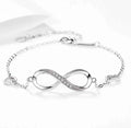 Armband aus Sterlingsilber, 8 Armband, weiblicher Silberschmuck