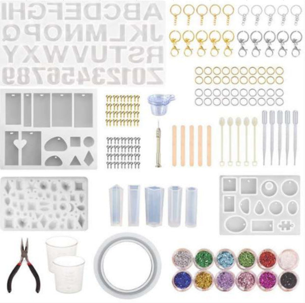 DIY-Kristall-Epoxidharz-Formen-Set