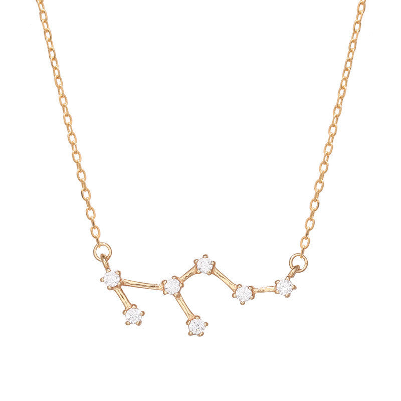Collar con doce constelaciones para mujer