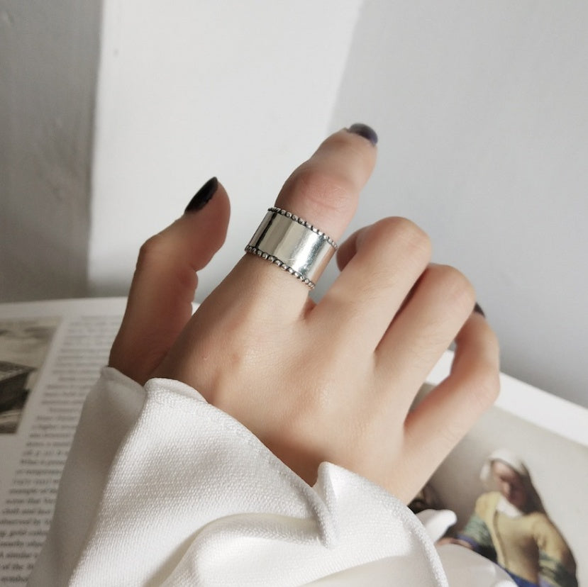 Sterlingsilberring Persönlichkeit Trendiger Schmuck