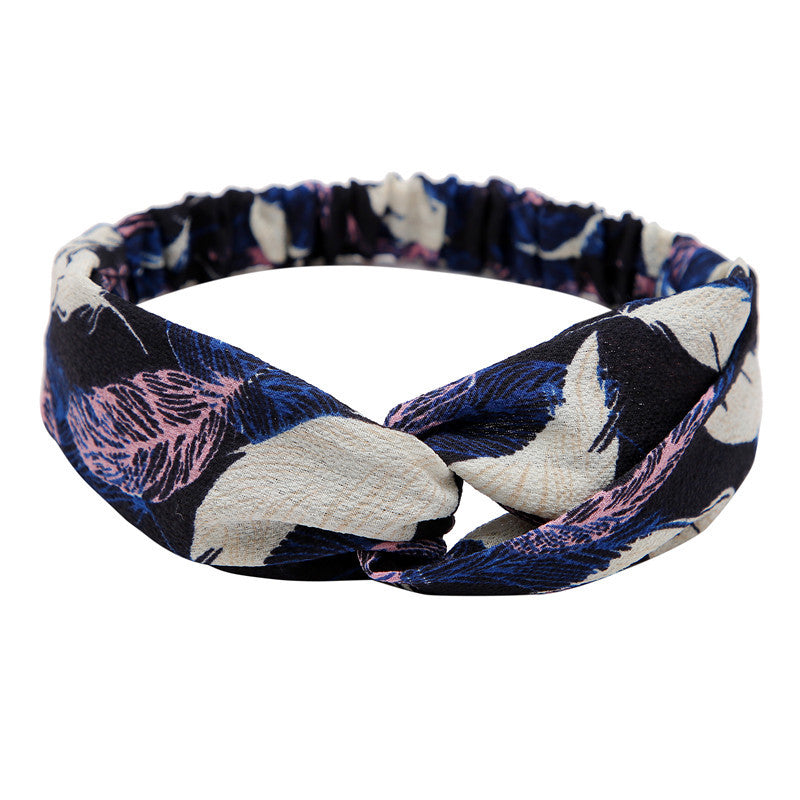 Women's Polka Dot Printed Bohemian Sweet Simple Hair Band