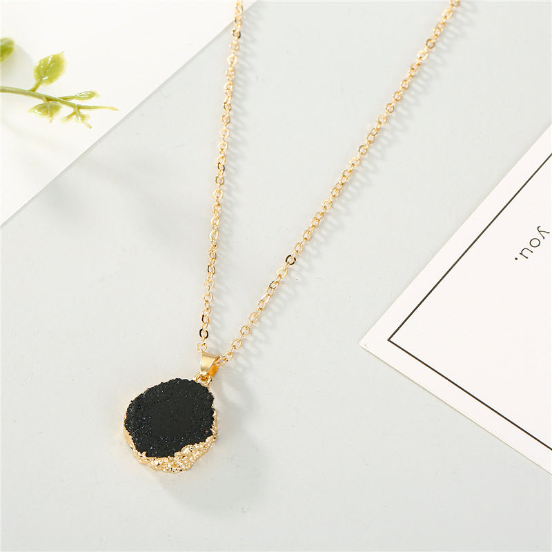Sunflower resin necklace