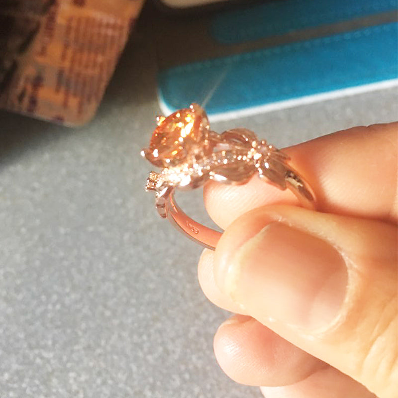 Mikrodiamant-Bogenring