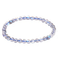 5A Genuine Natural Gray Moonstone Bead Charm Bracelets Women Men Fashon Blue Light  Labradorite Strand Energy Bracelet