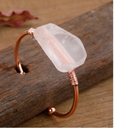 Armbänder mit rauen Steinen Weihnachtsarmbänder Schmuckgeschenke