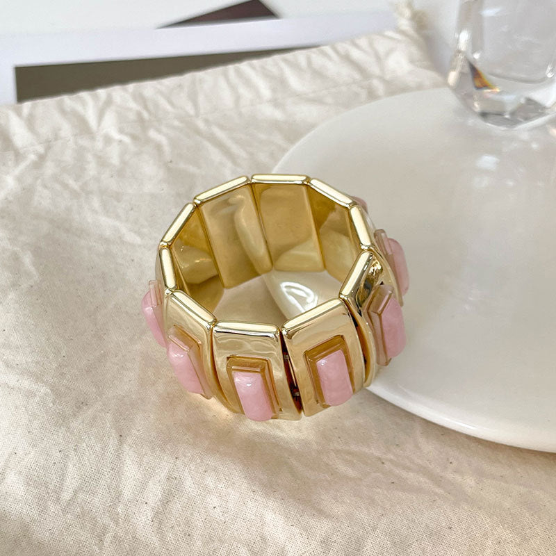 Fashion Alloy Gold-plated Candy Resin Jewelry
