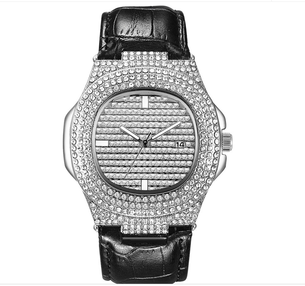 Quarz-Diamant-Uhrband