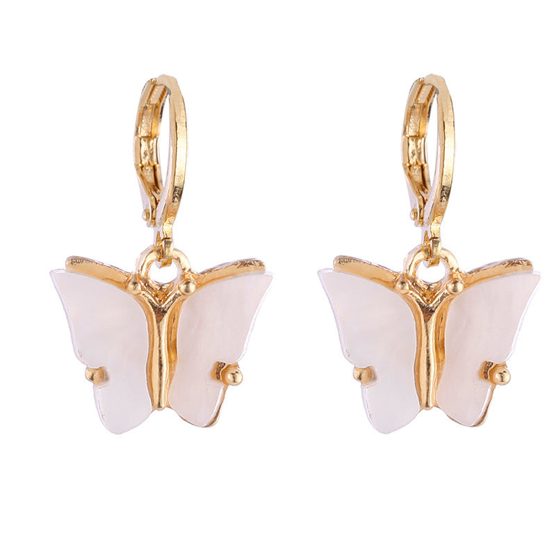 Pendientes de esmalte con forma de corazón, color rosa, joyas negras, regalo de boda