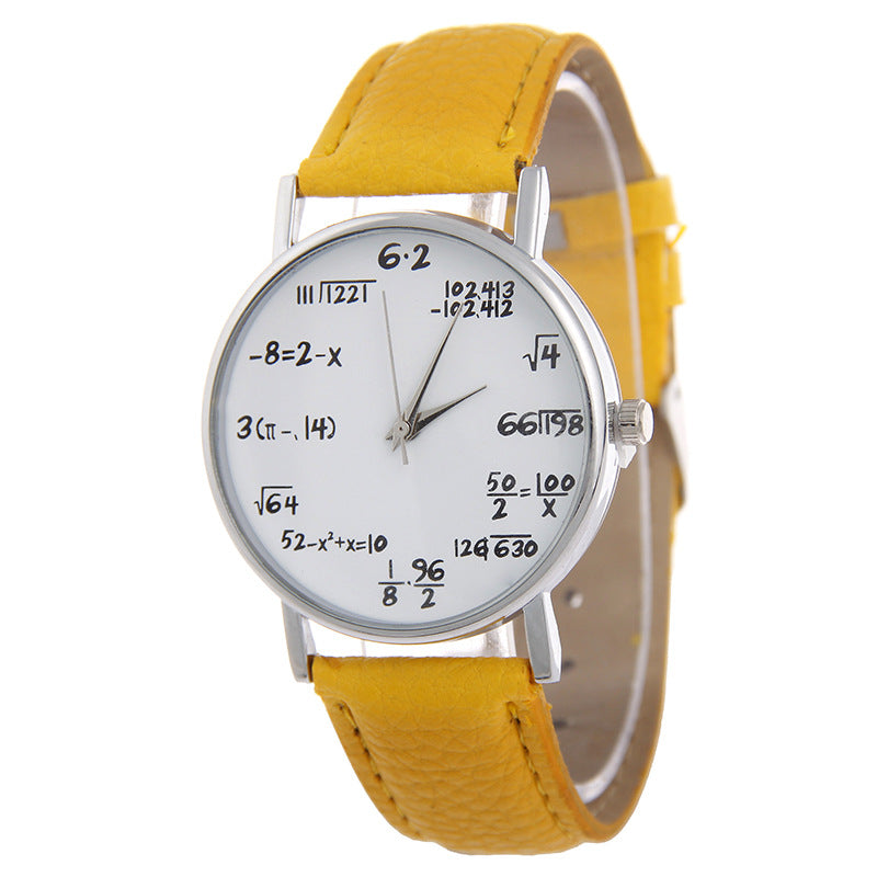 Reloj de ecuaciones